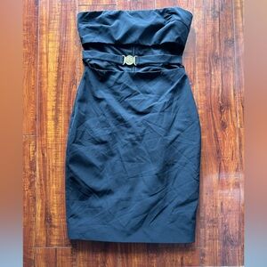 Meshki Black Zippered Skirt